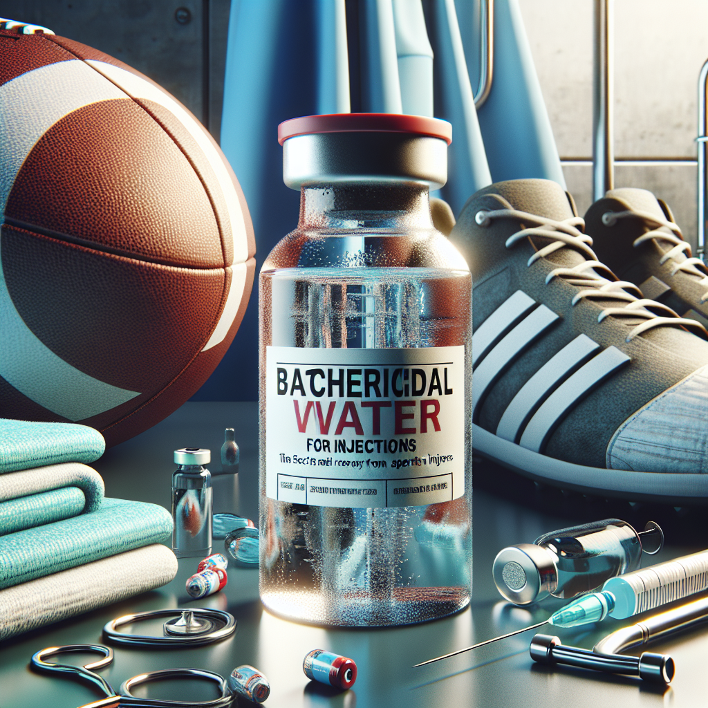 Acqua battericida per iniezioni: il segreto per una rapida guarigione da infortuni sportivi