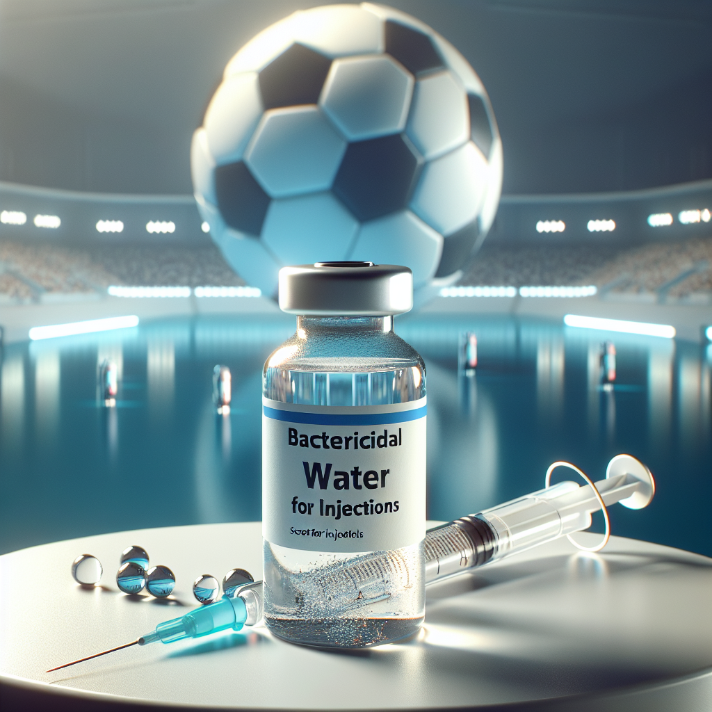 Acqua battericida per iniezioni: il segreto per una rapida guarigione da infortuni sportivi