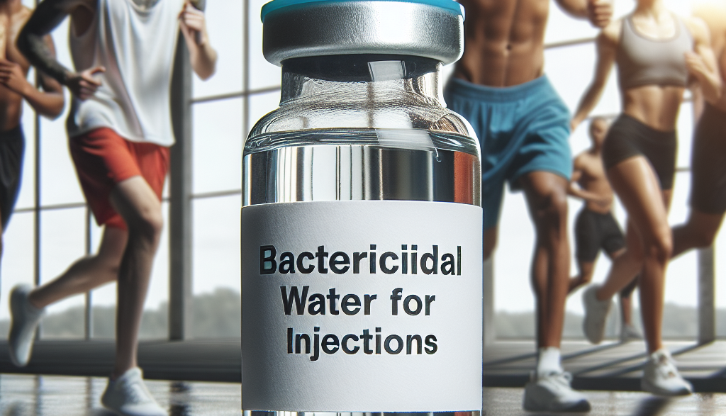 Acqua battericida per iniezioni: un integratore essenziale per gli atleti